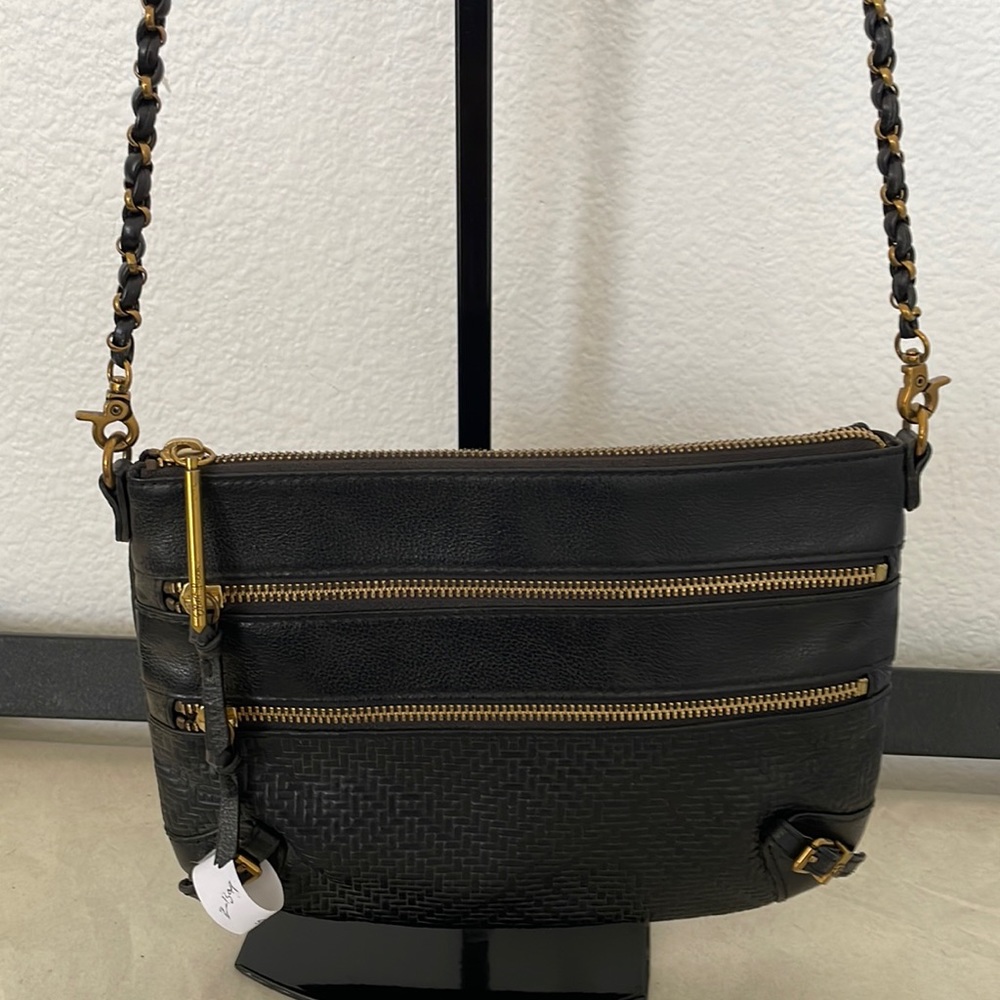 Elliott Lucca Messina 3 Zip Clutch Crossbody Bag